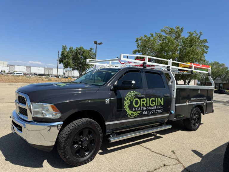Origin Heating & Air Company Vehicle