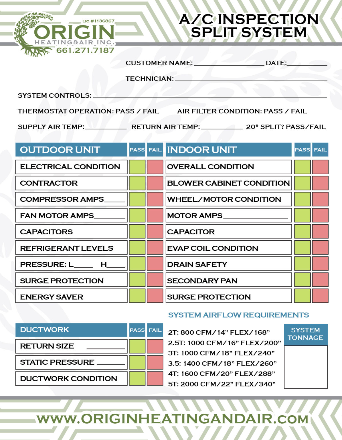 AC Inspection-SplitSystem-01